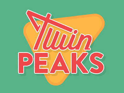 Twin Peaks brandon grotesque hand lettering twin peaks type typography
