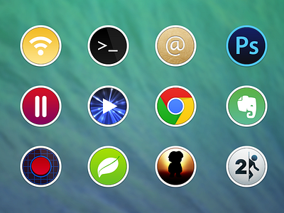 Mavericks Circles 2 - OOOverkill circles icons mavericks photoshop