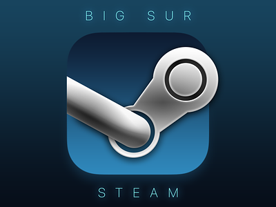 Big Sur - Steam icon design icon icons