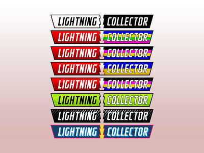 Lightning Collector Logo Alternatives branding design logo power rangers