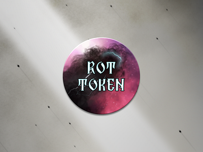 Rot Token Back - Board Game Piece board game token