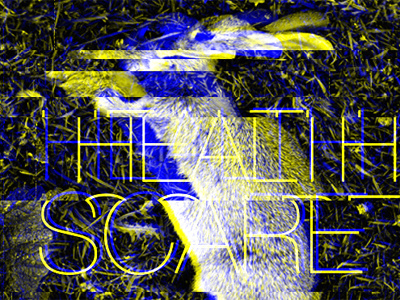 Health Scare 2 experimental photography typography
