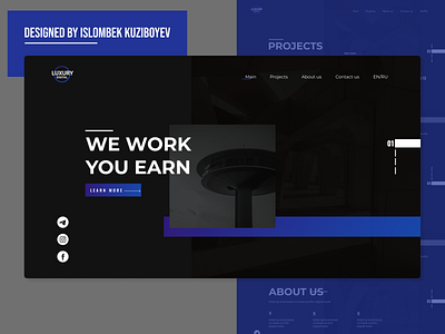 LUXURY DIGITAL AGENCY LANDING PAGE