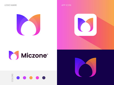 Modern Logo Miczone - (M + Tooth) Logo Concept app icon logo brand identity branding company logo corporate branding gradient logo letter logo logo logo art logo brand logo designer logo inspiration logoconcept logotype m letter logo m logo modern logo tooth logo trendy logo website logo