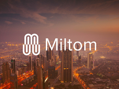 Miltom - Real Estate Logo Template agent application branding graphic design home house investment letter logo logo logo design logo designer m letter modern logo property real estate startup tech typography ui website