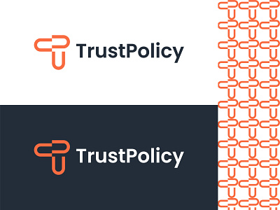 TrustPolicy Logo Design agency app icon brand brand identity branding corporate logo creative logo finance logo logo design logo designer logotype minimalist logo modern logo real estate startup t t letter web website