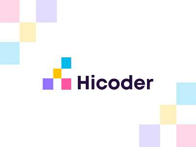 Hicoder logo design agency branding code coder cryptocurrency digital agency h letter hack icon logo logo marker logotype modern logo software software company startup tech technology web website