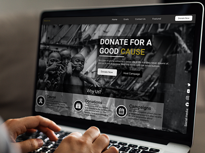 NGO website ui ux web uiux webdesign