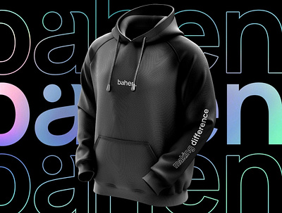 Bahen Studio - hoodie brand brand identity branding branding design design graphic design logo logotype minimal typography