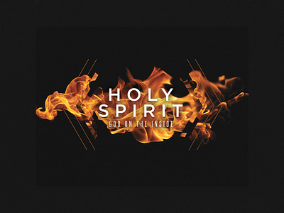 HOLY SPIRIT branding church design clean design minimal series art typography