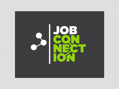 JOB CONNECTION branding church design clean design logo minimal typography vector