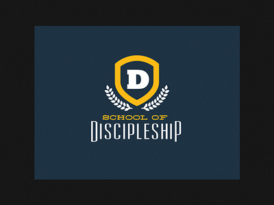 SCHOOL OF DISCIPLESHIP branding church design clean design logo minimal typography vector