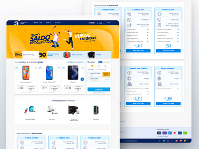 Portal Web Antel Uruguay Diseño UX UI