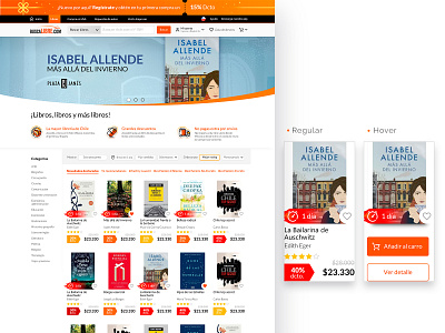 Ecommerce Buscalibre Diseño UX UI Web Responsive