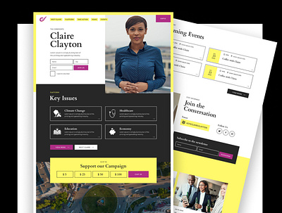 NationBuilder Theme - Campaign campaign candidate nationbuilder political political campaign web web design web development website