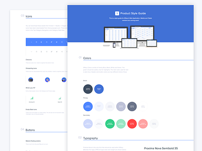 Style guides dashboard material responsive sketch style guide web design