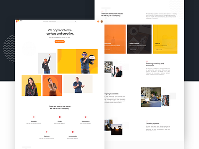About us about about us careers design interface landing page materialinspired materialup mission sketch sketchapp ui ui8 web