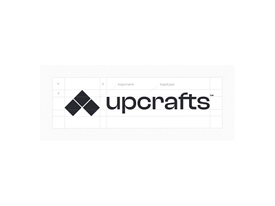 UpCrafts Logogrid branding design graphic design identity illustration logo logogrid logotype mark minimal symbol typography