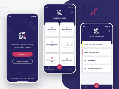 AskMedNow - mobile app design