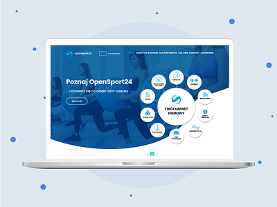 Opensport24 - web design design landing landing page design ui ux web web design webdesign website