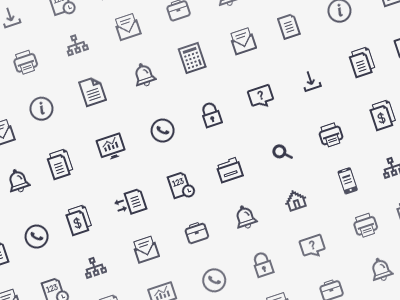 Icons for bank bank flat icons set