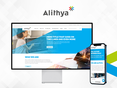 Alithya (website redesign) custom design figma illustrator solution tech technology ui ux website
