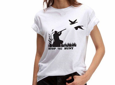 Stop Hunt T-Shirt graphicdesign tshirt tshirt art