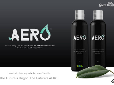 AERO Car Wash Solution - Design Concept branding design logo minimal