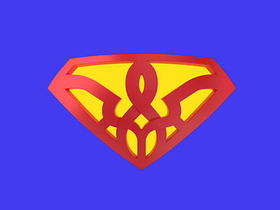 SuperUkr symbol 3d concept gerb logo logotype patriotic superukr superukrs ukraine visualization