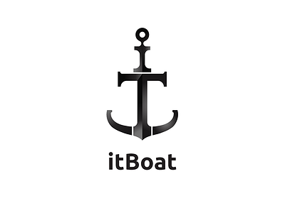 itBoat website logotype anchor it itboat logotype yacht
