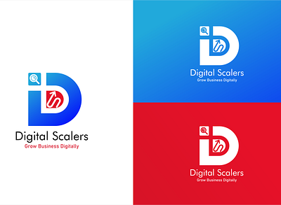 Digital Scalers logo branding logo vector