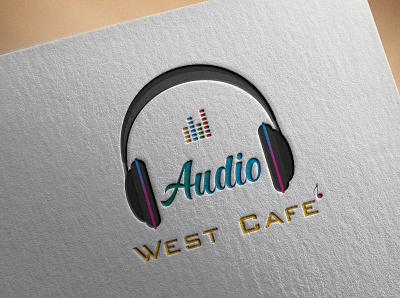 Audio West Logo for Audio devices e store branding design illustration logo vector