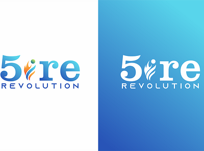 5ire Revolution logo crypto branding design illustration logo vector