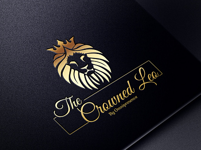 The Crowned Leo branding design illustration logo vector