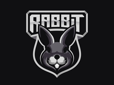 rabbit logo design app branding design icon illustration logo typography ux vector web