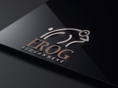 frog logo design app branding design icon illustration logo typography ui vector web