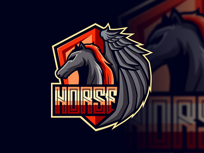 horse logo design