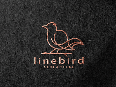 line bird logo app art branding design graphic design icon illustration illustrator logo vector