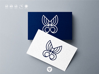 butterfly logo design