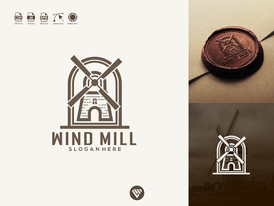 Wind mill logo