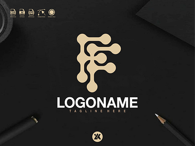 LETTERS LOGO app branding design icon illustration letters logo typography ui ux vector