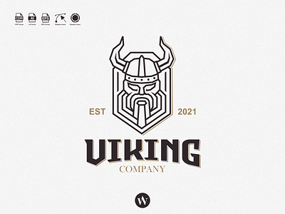 VIKING LOGO DESIGN app branding design icon illustration logo typography ui ux vector viking
