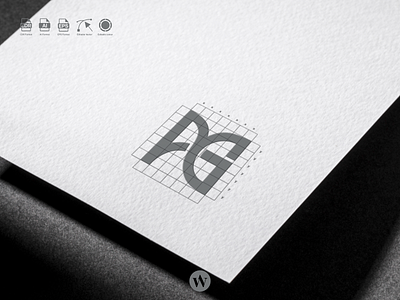 Letters logo app branding design icon illustration logo typography ui ux vector