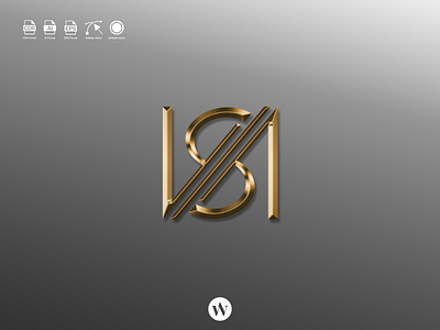 MONOGRAM LOGO animation app branding design graphic design icon illustration letters logo monogram typography ui ux vector