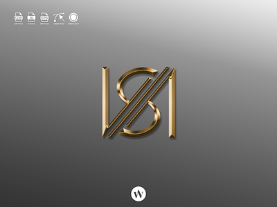 MONOGRAM LOGO animation app branding design graphic design icon illustration letters logo monogram typography ui ux vector