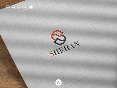 SHEEHAN LOGO app branding design icon illustration logo monogram typography ui ux vector