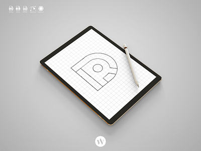 RD Logo app branding design icon illustration logo monogram typography ui ux vector