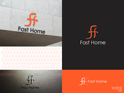 FH Logo 3d animation app branding design graphic design icon illustration logo motion graphics typography ui ux vector