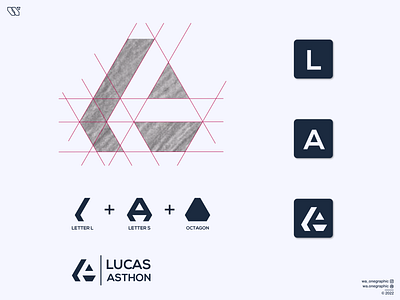 LA Logo 3d animation app branding design graphic design icon illustration logo motion graphics typography ui ux vector