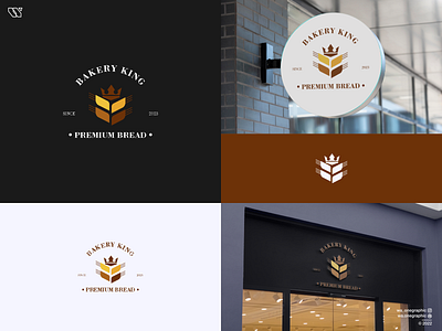 bakery king logo 3d animation app bakery king branding breat design graphic design icon illustration letters logo monogram motion graphics typography ui vector